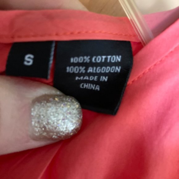 Midi salmon cowgirl dress S - Picture 4 of 5